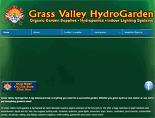 Tablet Screenshot of grassvalleyhydroponics.com